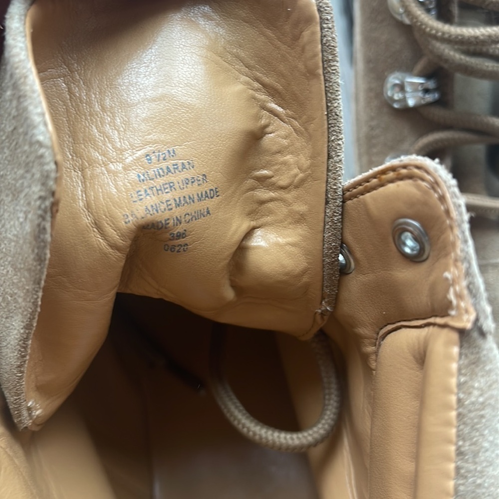 🎉Host pick🎉Marc Fisher Ltd Idaran Hiker Boot Light Cognac Suede Women’s 9.5 - Picture 6 of 13